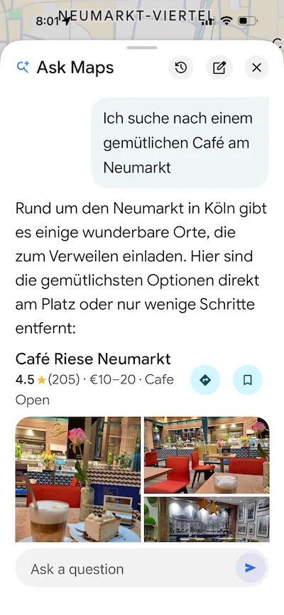 Wie „Ask Google Maps“ Local SEO für Unternehmen verändert